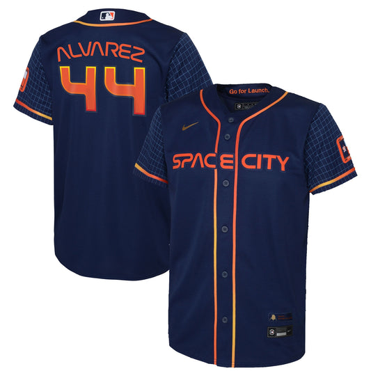 Yordan Alvarez Houston Astros Nike Toddler 2022 City Connect Player Jersey - Navy