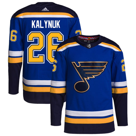 Wyatt Kalynuk St. Louis Blues adidas Home Authentic Pro Jersey - Royal