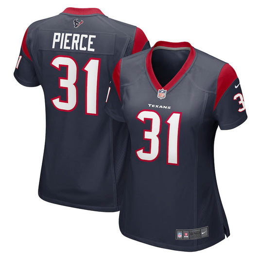 Women's Houston Texans Dameon Pierce Game Jersey - Navy