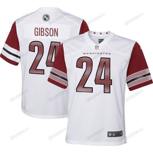 Antonio Gibson 24 Washington Commanders Game YOUTH Jersey - White