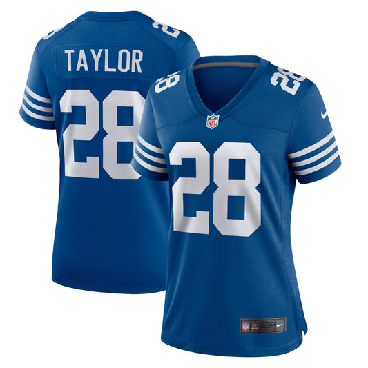 Women's Indianapolis Colts Jonathan Taylor Alternate Game Jersey Royal Blue