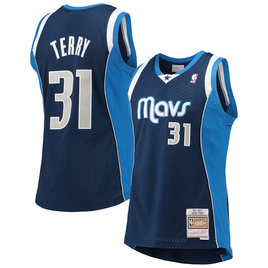 Youth Dallas Mavericks Jason Terry 2011-12 Hardwood Classics Jersey - Navy